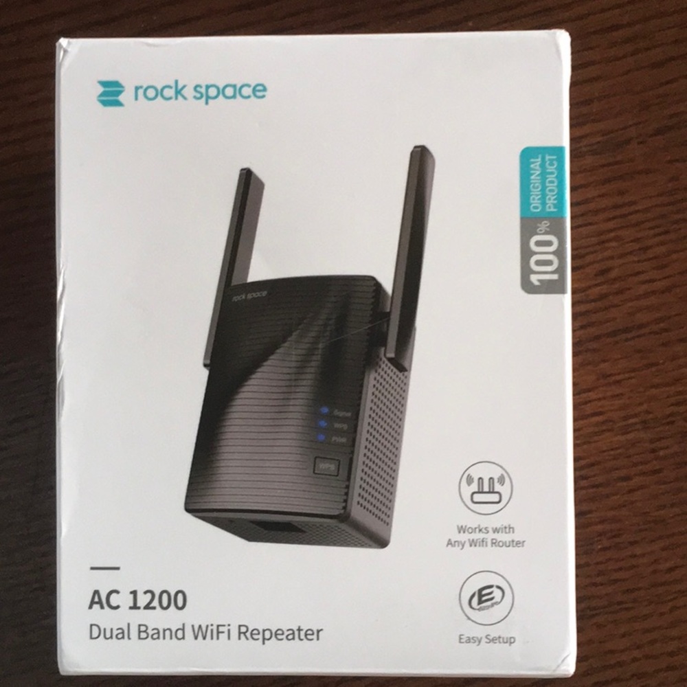 Rock Space Dual Band WiFi Repeater/Extender